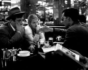 Heated Debate Between Godard And Jean Seberg About The Scene In The Cafe On The Champs Elysees A Bout De Souffle