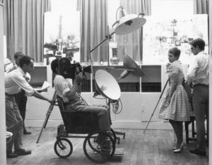 Raymond Cauchetier Jean Luc Godard Raoul Coutard Jean Seberg And Jean Paul Belmondo On The Set Of A Bout De Souffle